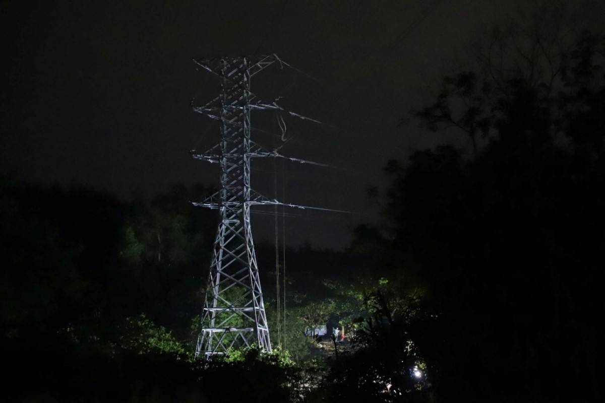 Thi công đêm công trình Trạm 110kV KCN Bắc Đồng Phú và nhánh rẽ trạm 110kV KCN Bắc Đồng Phú (tỉnh Bình Phước).