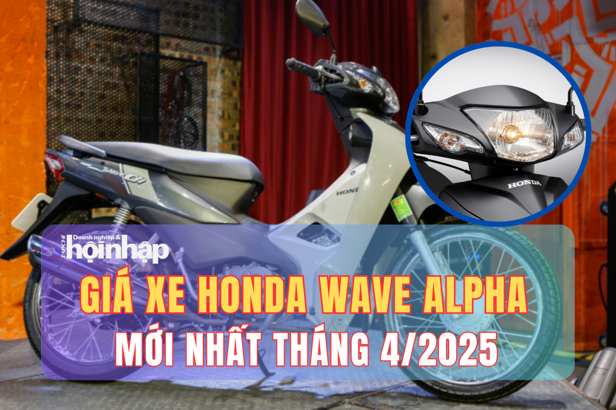 Giá xe máy Honda Wave Alpha mới nhất tháng 4/2025, giá xe Wave Alpha bản tiêu chuẩn từ 17 triệu đồng