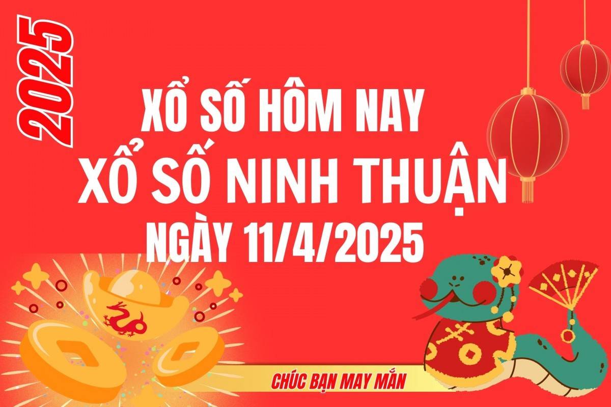 XSNT 4/4, Kết quả xổ số Ninh Thuận hôm nay 4/4/2025, Trực tiếp XSNT ngày 4 tháng 4