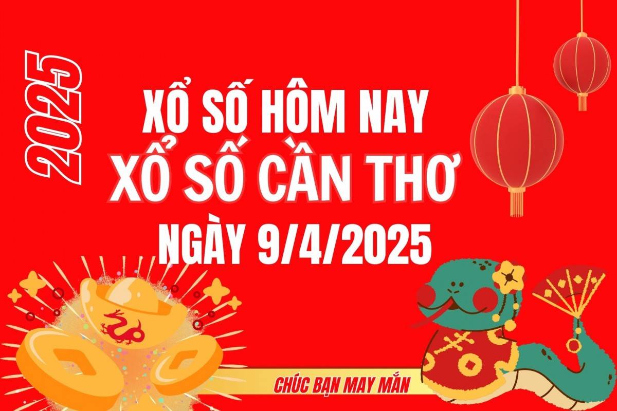 XSCT 2/4, Kết quả xổ số Cần Thơ hôm nay 2/4/2025, Trực tiếp XSCT ngày 2 tháng 4