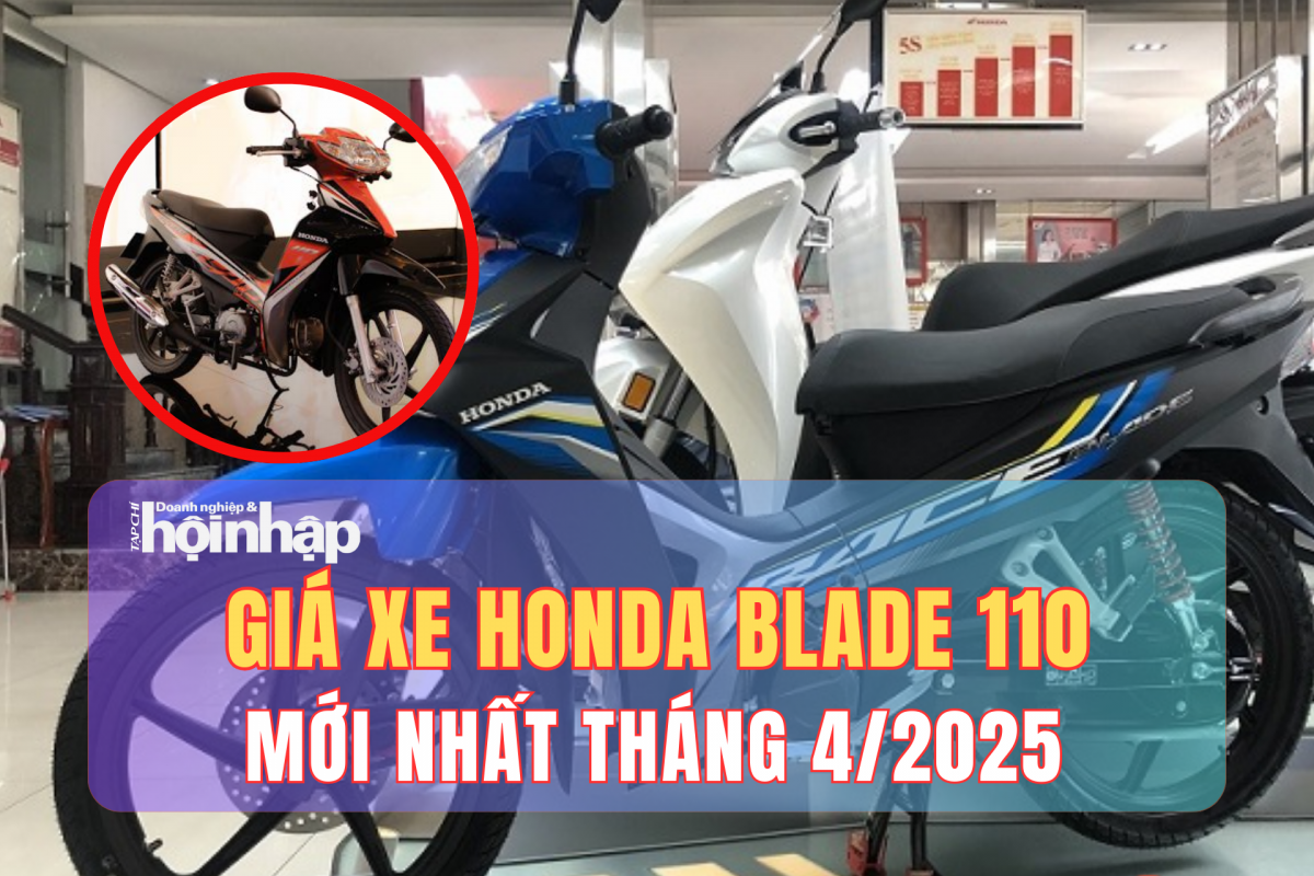 Giá xe máy Honda Blade 110 mới nhất tháng 4/2025, giá xe Blade 110 bản tiêu chuẩn từ 18 triệu đồng