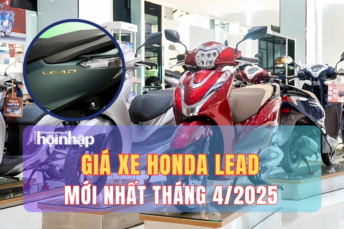 Giá xe máy Honda Lead mới nhất tháng 4/2025, giá xe Lead bản tiêu chuẩn từ 39 triệu đồng