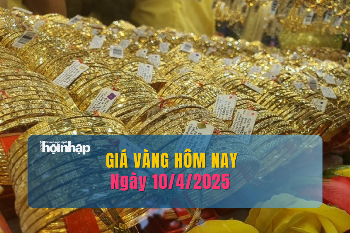 Giá vàng hôm nay 10/4: Vàng nhẫn đảo chiều tăng, vượt ngưỡng 100 triệu đồng/lượng