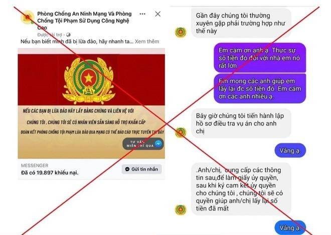 Cảnh báo giả mạo Cục an ninh mạng 
