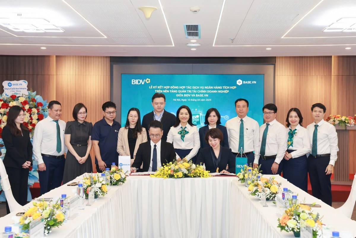 BIDV tích hợp dịch vụ ngân hàng trên nền tảng Base.vn BIDV tích hợp dịch vụ ngân hàng trên nền tảng Base.vn