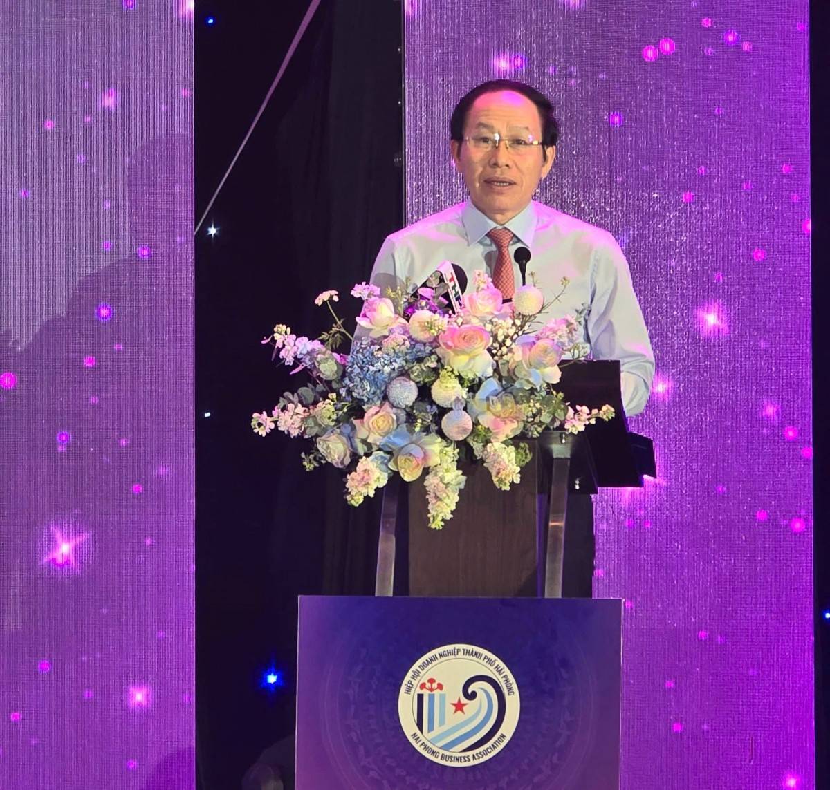 Ông Lê Tiến Châu, Bí thư Thành ủy Hải Phòng phát biểu chỉ đạo tại Hội nghị.