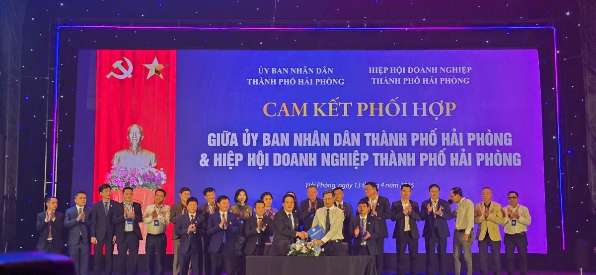 Lễ ký kết Quy chế phối hợp giữa Hiệp hội Doanh nghiệp và UBND TP. Hải Phòng