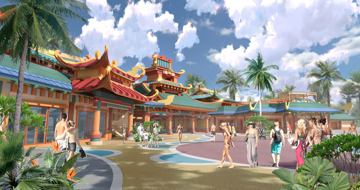 Công viên nước Hà Nam còn được kiến tạo như một bức tranh sống động tôn vinh nghệ thuật múa rối nước - tinh hoa văn hóa Việt