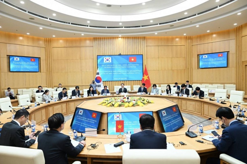 Bộ trưởng Bộ Công Thương Việt Nam Nguyễn Hồng Diên và Bộ trưởng Bộ Thương mại, Công nghiệp và Năng lượng Hàn Quốc Ahn Duk Geun cũng đã đồng chủ trì họp Ủy ban hỗn hợp thực thi Hiệp định Thương mại Tự do Việt Nam - Hàn Quốc