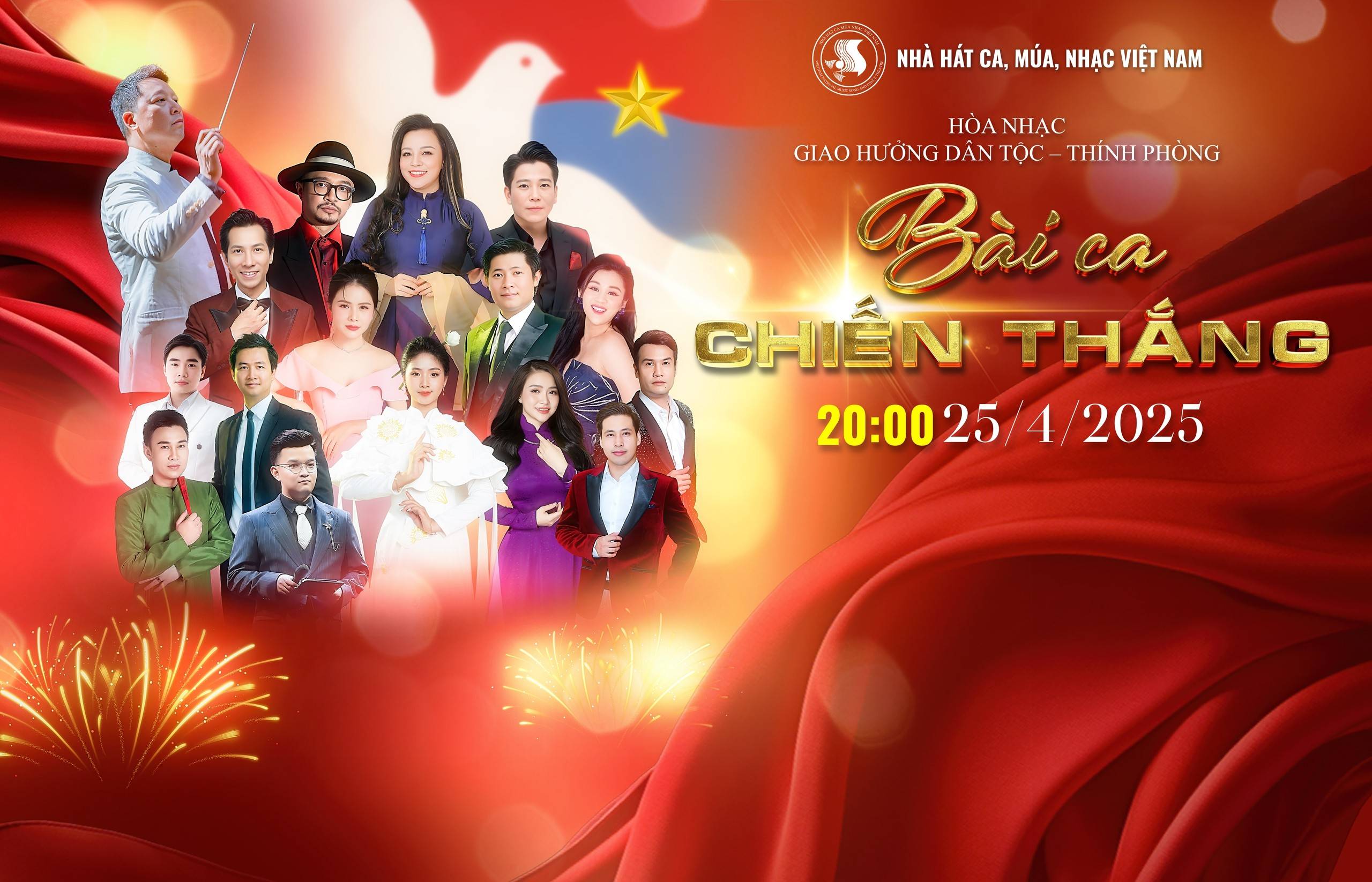 Rực rỡ sắc màu chuỗi chương trình nghệ thuật kỷ niệm 50 năm Ngày Giải phóng miền nam, thống nhất đất nước