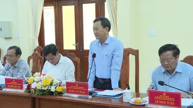 Bí thư Tỉnh ủy Kon Tum Dương Văn Trang cơ bản nhất trí với nội dung Đề án sáp nhập 2 tỉnh và kế hoạch thực hiện các nhiệm vụ về việc sáp nhập 2 địa phươn