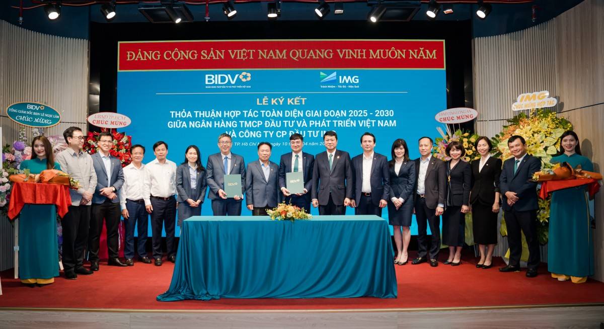 BIDV và IMG đồng hành phát triển bền vững BIDV và IMG đồng hành phát triển bền vững