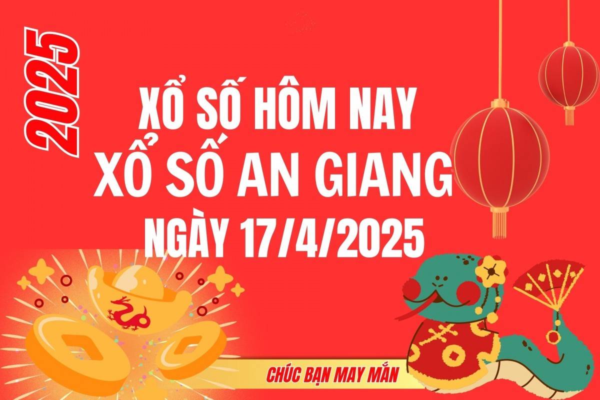 XSAG 3/4, Kết quả xổ số An Giang hôm nay 3/4/2025, Trực tiếp XSAG ngày 3 tháng 4