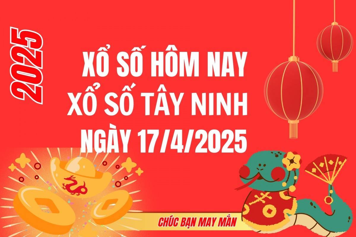 XSTN 10/4, Kết quả xổ số Tây Ninh hôm nay 10/4/2025, Trực tiếp XSTN ngày 10 tháng 4