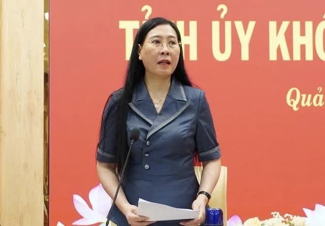 Bí thư Tỉnh ủy Bùi Thị Quỳnh Vân chủ trì Hội nghị