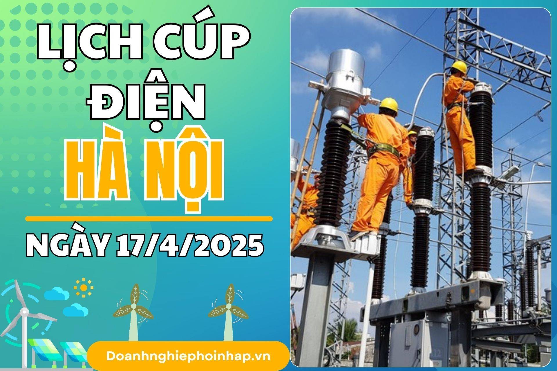 Lịch cúp điện Cà Mau ngày 17/4/2025 mới nhất hôm nay