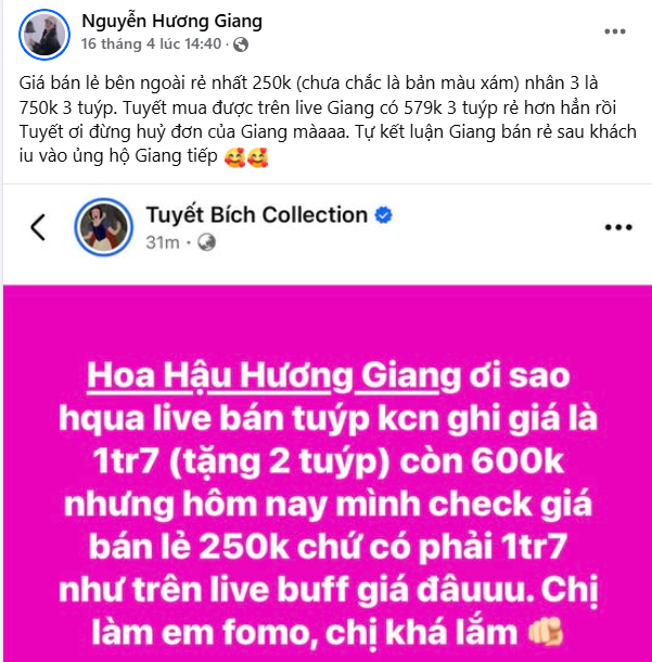 Hoa hậu Hương Giang phản hồi về 