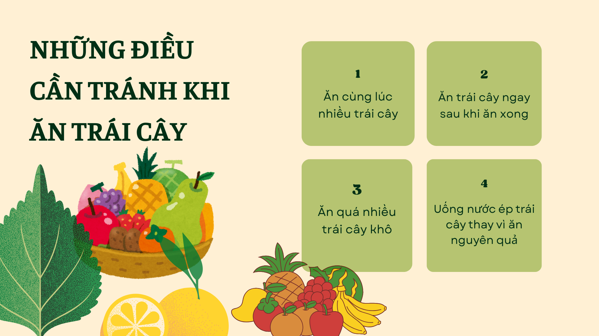 Thói quen ăn trái cây sai lầm khiến đường huyết tăng vọt