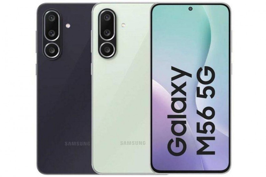 Galaxy M56 được trang bị cụm ba camera ở mặt sau