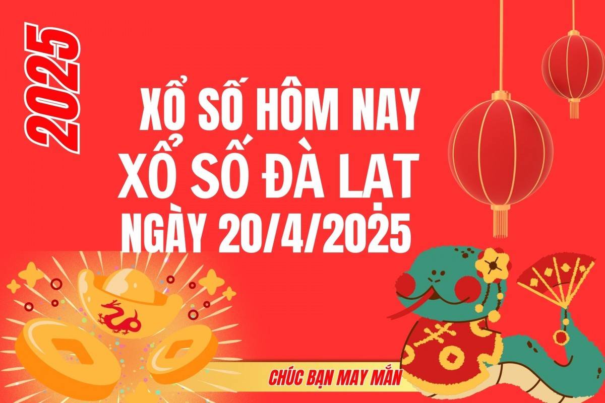 XSDL 13/4, Kết quả xổ số Đà Lạt hôm nay 13/4/2025, Trực tiếp XSDL ngày 13 tháng 4