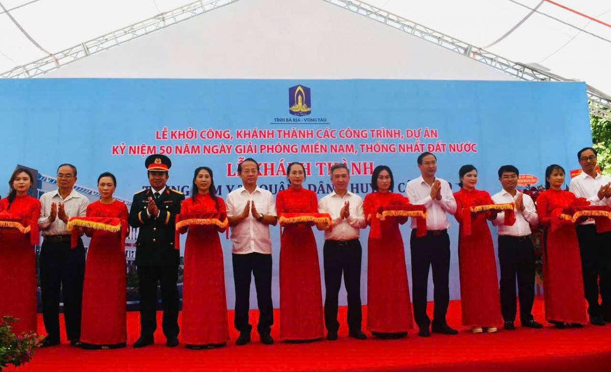 Bà Rịa - Vũng Tàu: Khởi công, khánh thành nhiều công trình trọng điểm chào mừng 50 năm Ngày Giải phóng Miền Nam, thống nhất đất nước