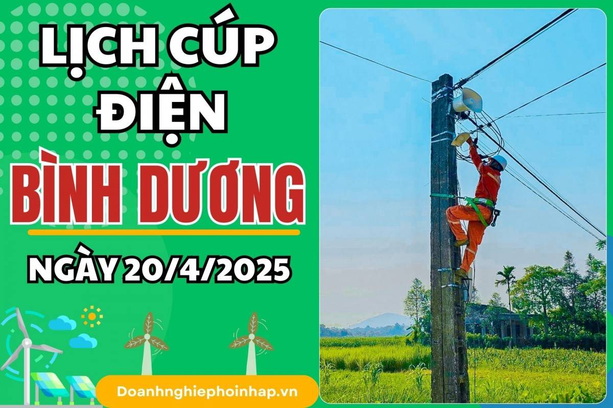 Lịch cúp điện Tiền Giang ngày 22/4/2025 mới nhất hôm nay