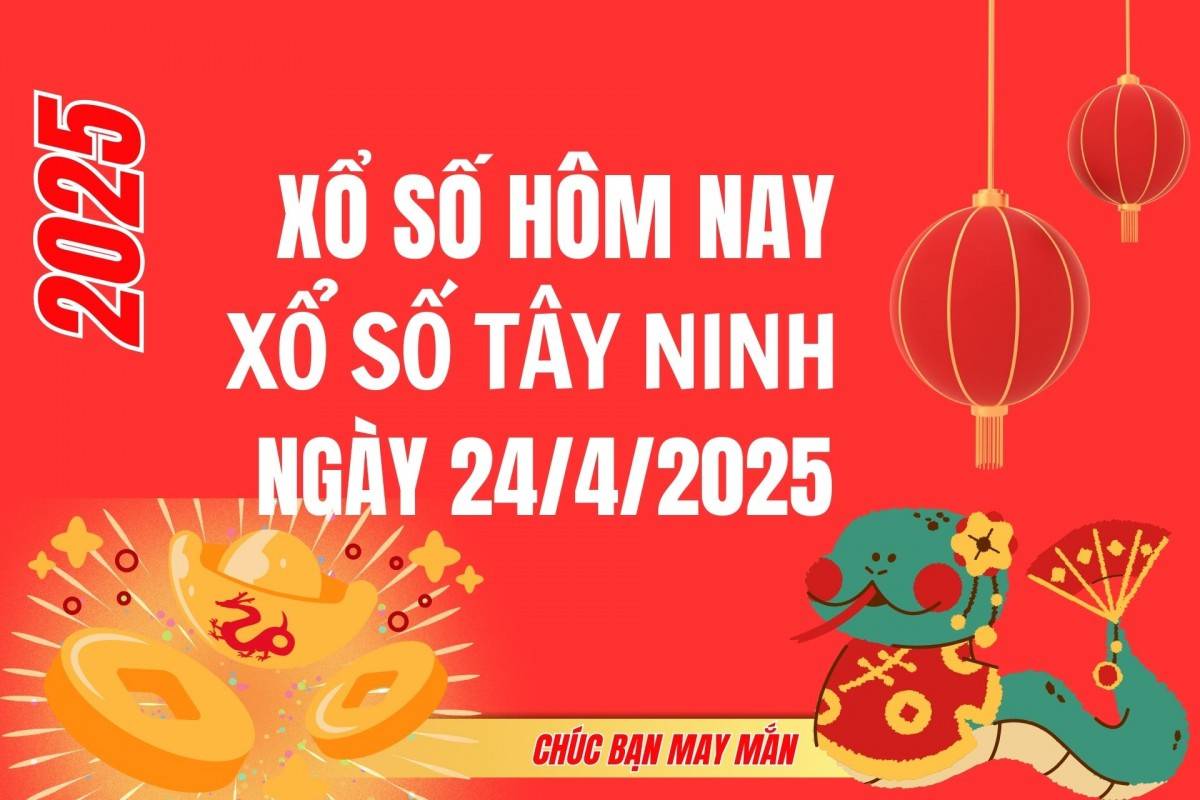 XSTN 17/4, Kết quả xổ số Tây Ninh hôm nay 17/4/2025, Trực tiếp XSTN ngày 17 tháng 4