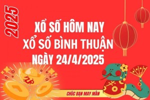 XSBTH 24/4, Kết quả xổ số Bình Thuận hôm nay 24/4/2025, Trực tiếp XSBTH ngày 24 tháng 4