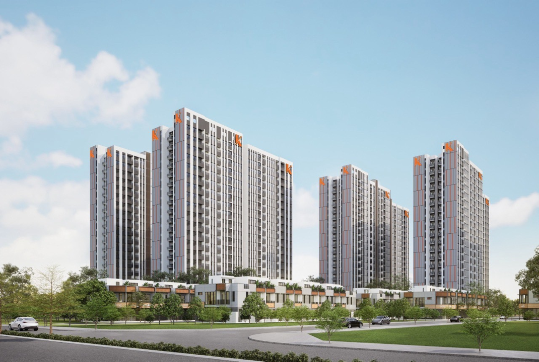 Phối cảnh dự kiến dự án nhà ở xã hội Kim Oanh Group chuẩn bị phát triển tại phường Bình Thắng, thành phố Dĩ An.