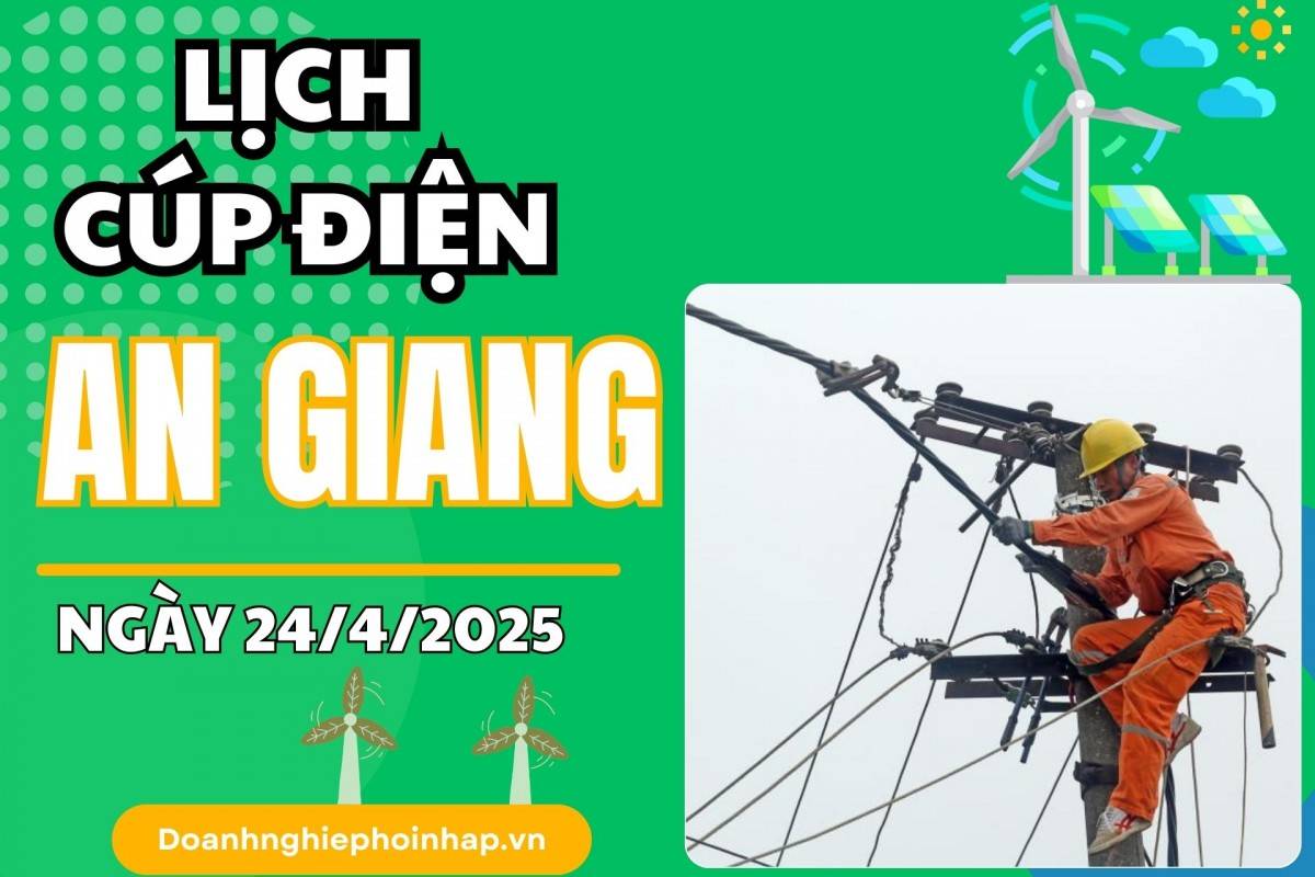 Lịch cúp điện Bến Tre ngày 24/4/2025 mới nhất hôm nay
