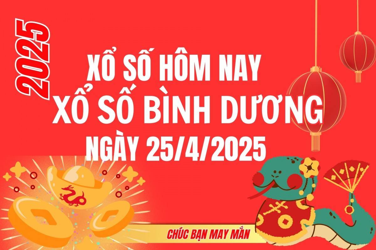 XSBD 18/4, Kết quả xổ số Bình Dương hôm nay 18/4/2025, Trực tiếp XSBD ngày 18 tháng 4