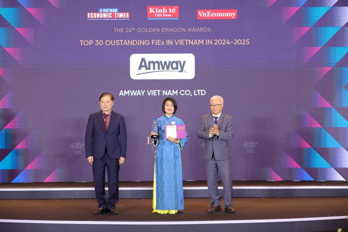 Amway, giải thưởng, Rồng Vàng 2025, Viện Dinh dưỡng Quốc gia, sức khỏe 3 Amway, giải thưởng, Rồng Vàng 2025, Viện Dinh dưỡng Quốc gia, sức khỏe 3
