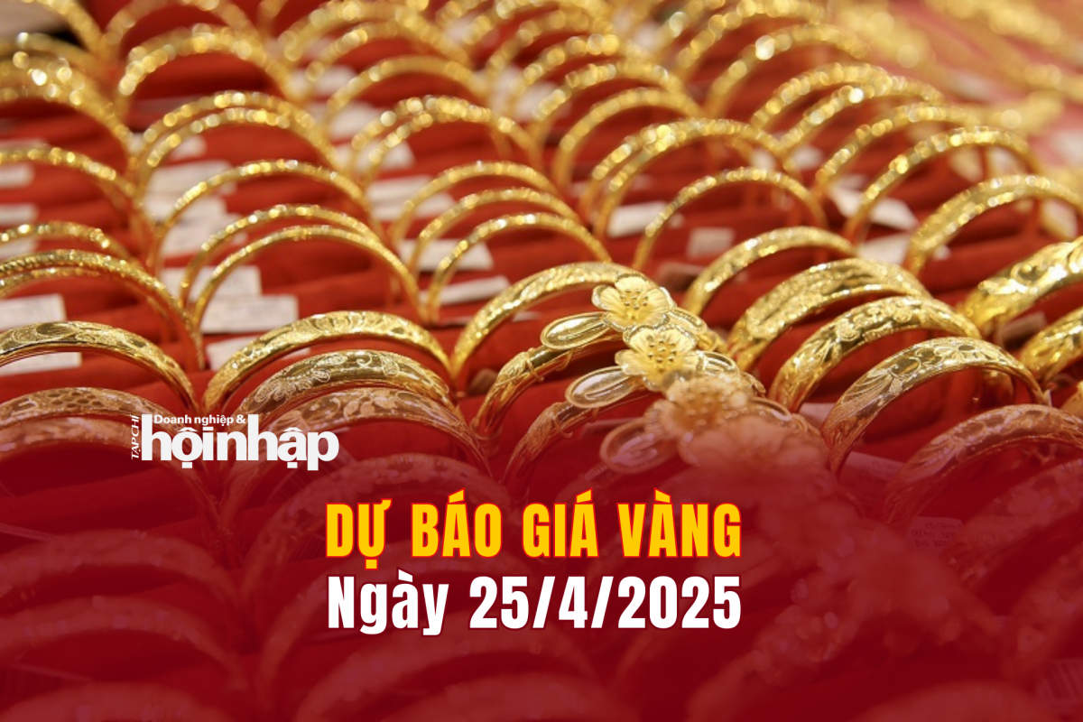 Dự báo giá vàng 25/4/2025