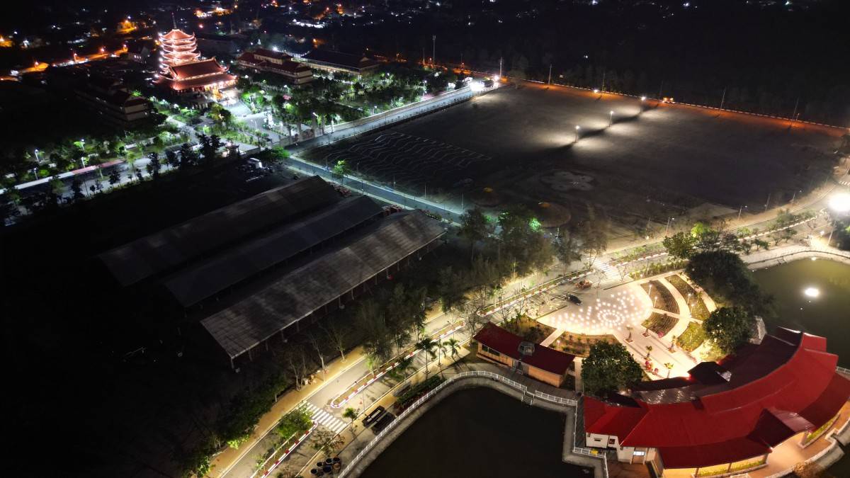 Toàn cảnhcông viên văn hóa Láng Le 