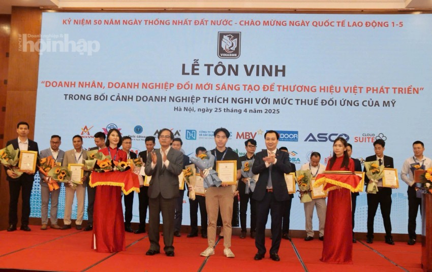 VINASME tôn vinh 40 doanh nhân, doanh nghiệp về đổi mới sáng tạo