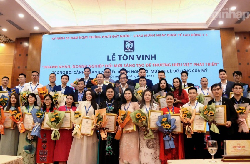 VINASME tôn vinh 40 doanh nhân, doanh nghiệp về đổi mới sáng tạo