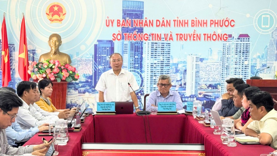 Sở KH&CN Bình Phước và Đồng Nai bàn giải pháp chuyển đổi số hiệu quả