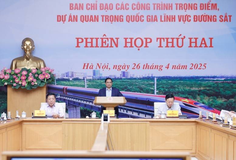 Thủ tướng Phạm Minh Chính chủ trì phiên họp Ban Chỉ đạo các dự án đường sắt