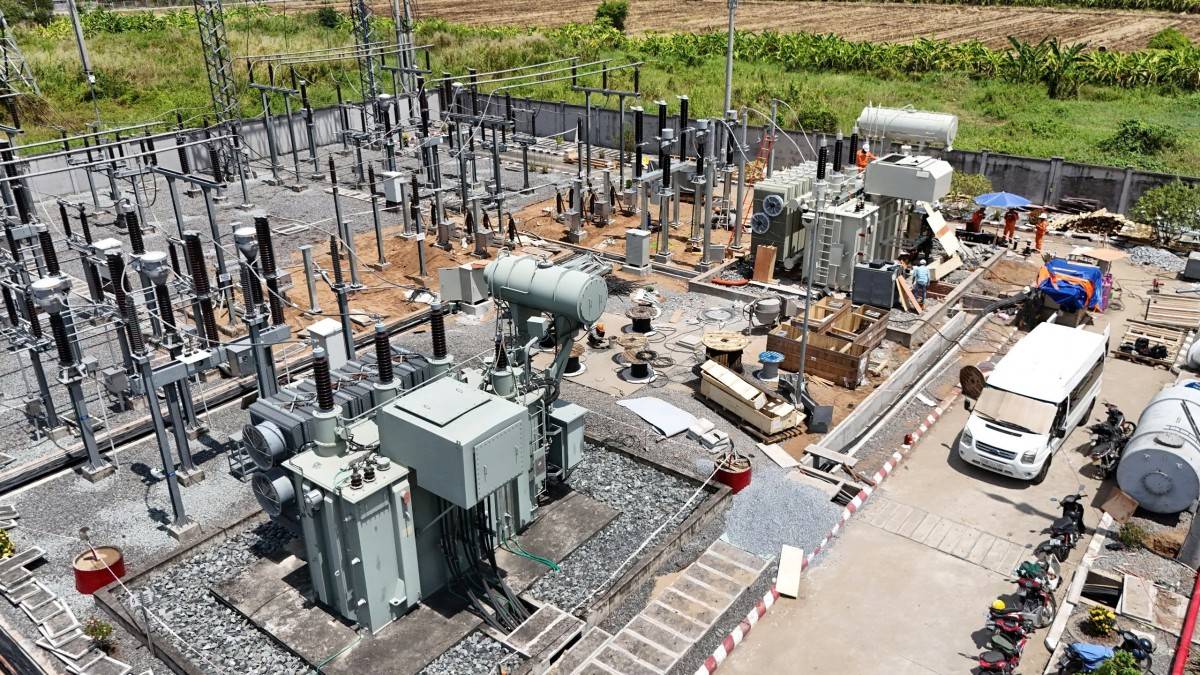 EVNSPC tiếp tục đóng điện thêm 4 công trình 110kV chào mừng 50 năm Giải phóng miền Nam