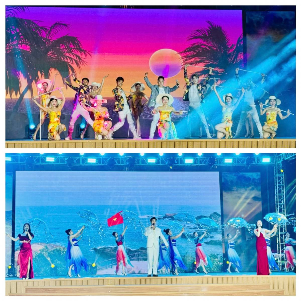 Chương trình khai mạc “Cô Tô - Nơi sóng gọi mặt trời” gồm 4 phần đặc sắc