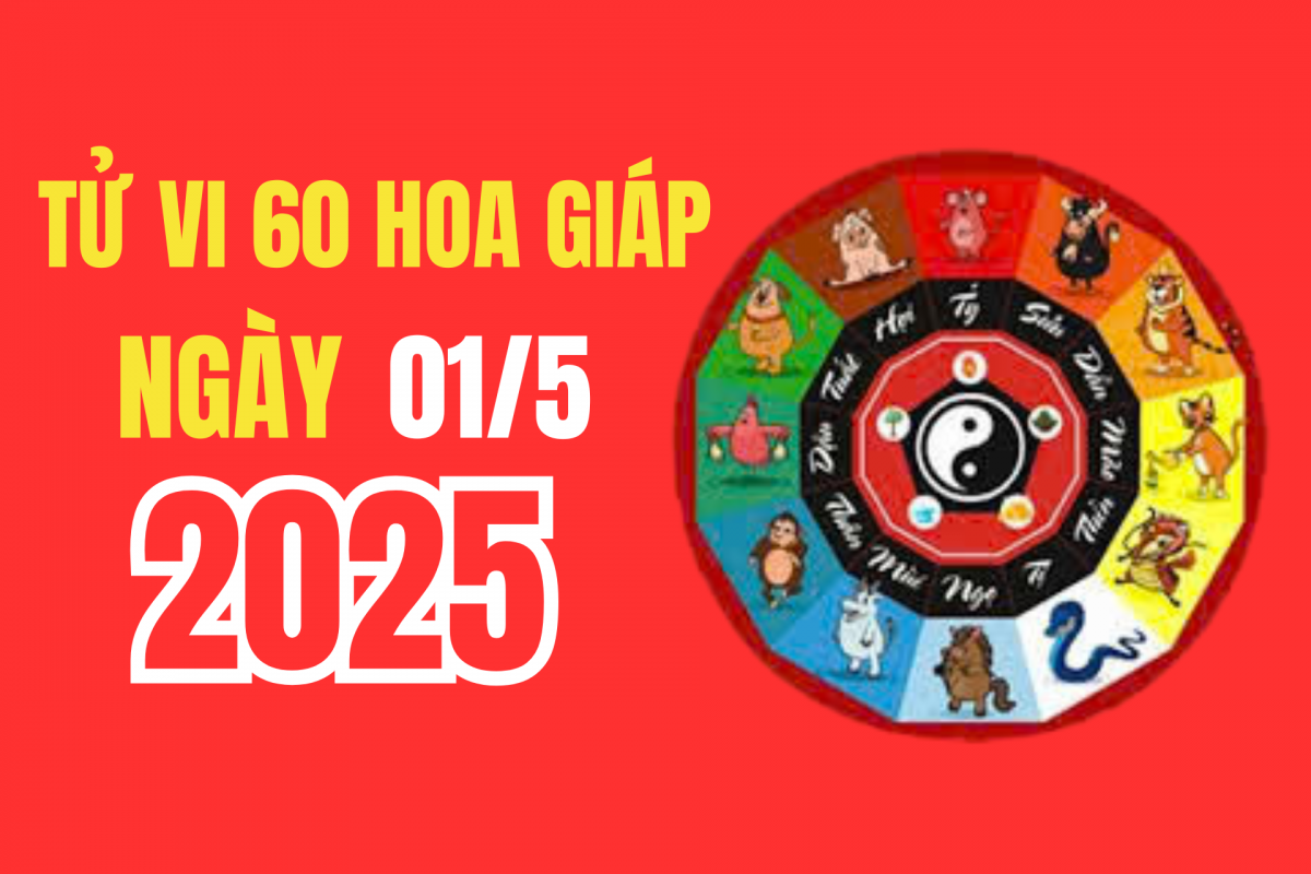 Tử vi 12 con giáp ngày 1/5/2025: Tuồi nào có một ngày vui vẻ, may mắn và tài lộc đến?