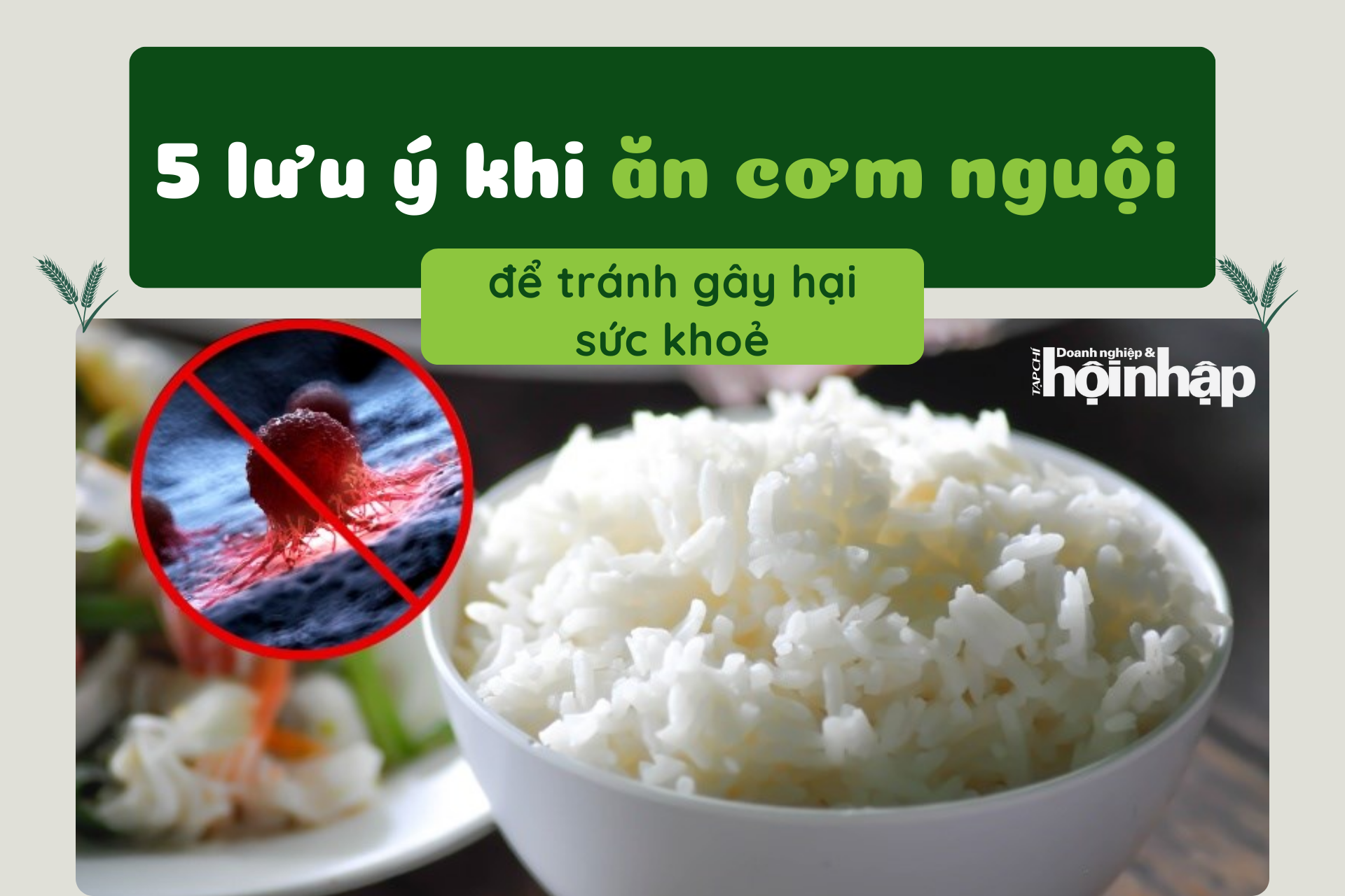 5 lưu ý khi ăn cơm nguội để tránh gây hại sức khoẻ