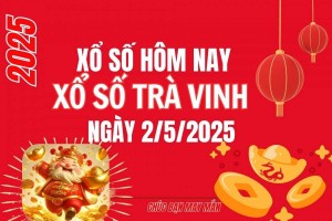 XSTV 2/5, Kết quả xổ số Trà Vinh hôm nay 2/5/2025, Trực tiếp XSTV ngày 2 tháng 5