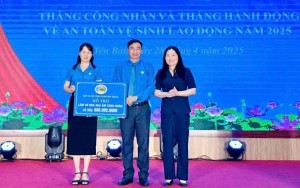 Yên Bái phát động Tháng Công nhân và Tháng hành động về an toàn vệ sinh lao động năm 2025