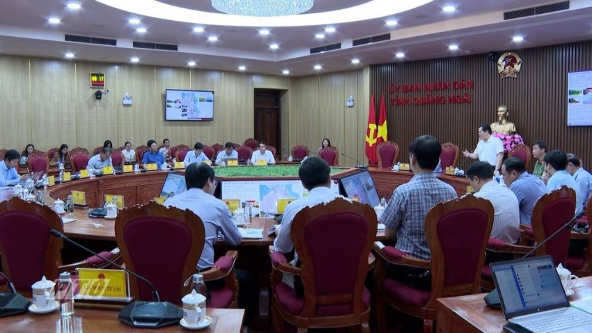 Họp cho ý kiến hai đồ án quy hoạch phân khu 1/2000 ở Khu kinh tế Dung Quất 