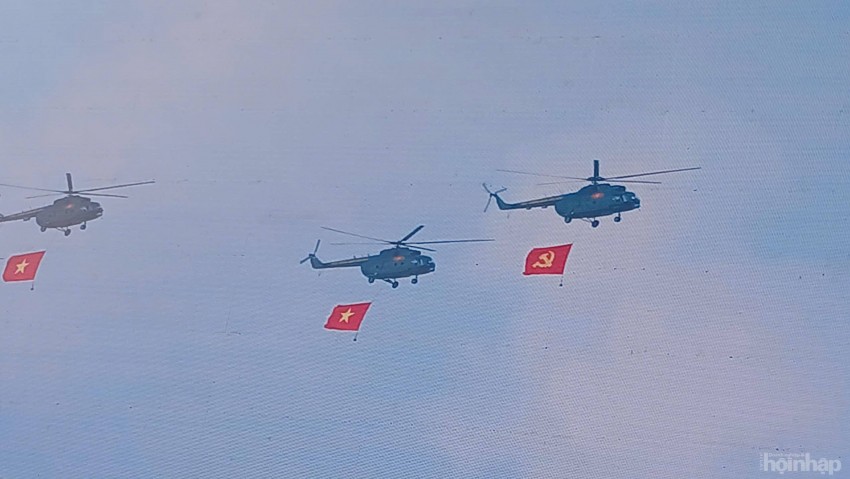 Trực thăng xuất phát từ sân bay Biên Hòa.