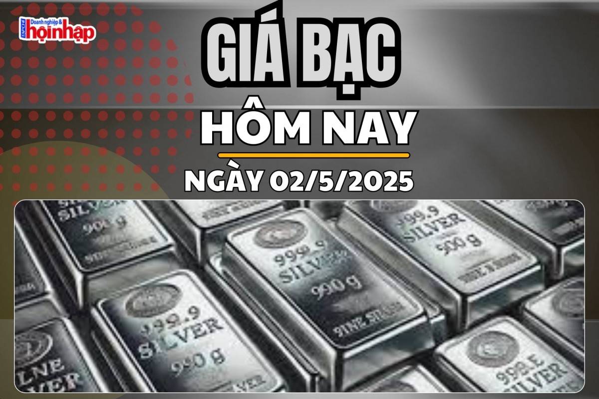 Giá bạc hôm nay 2/5/2025: Giá bạc duy trì đà giảm ở phiên thứ ba liên tiếp