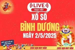 Xổ số Bình Dương hôm nay ngày 2/5/2025 - XSBD 2/5 - Kết quả xổ số Bình Dương hôm nay