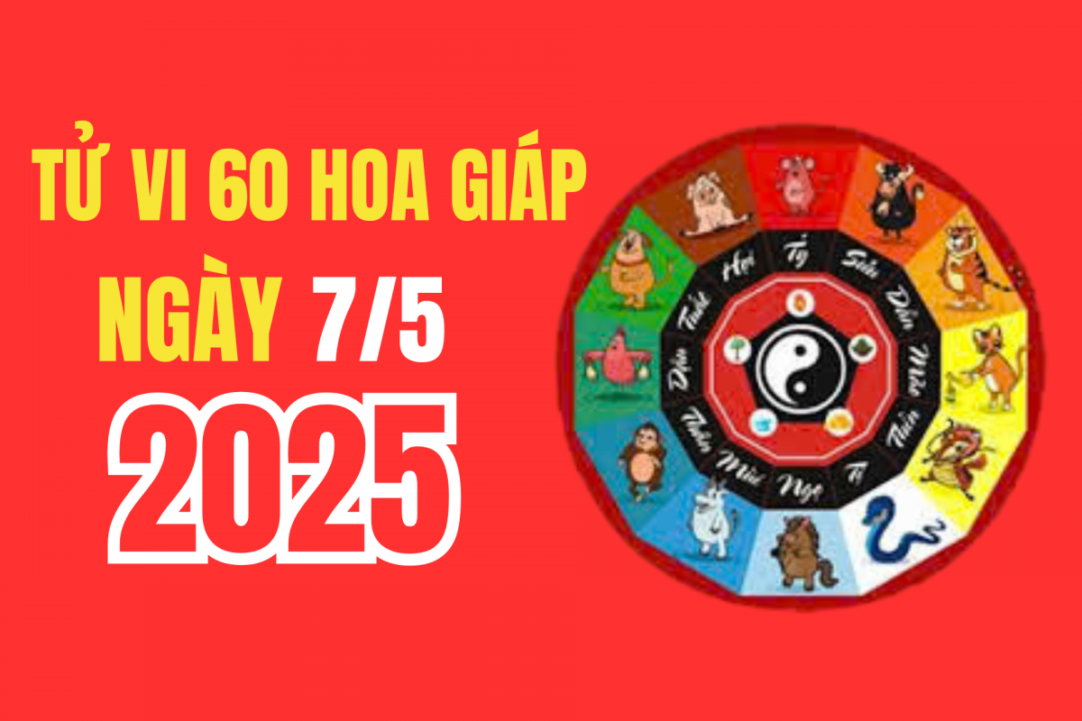 Tử vi hôm nay – 60 hoa giáp ngày 7/5/2025: Được Quý nhân Giúp đỡ, Con giáp nào có may mắn tài lộc, công việc thuận lợi?