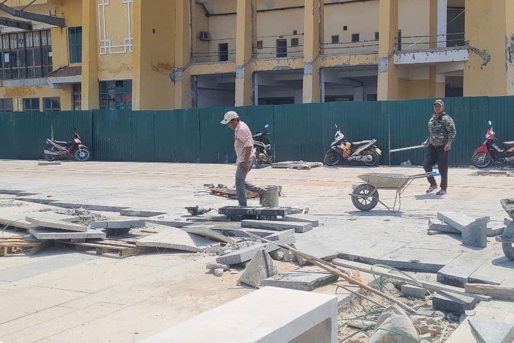 Dự án Quảng trường Văn hóa Thể thao TP. Huế chậm tiến độ vì vướng mặt bằng và thời tiết